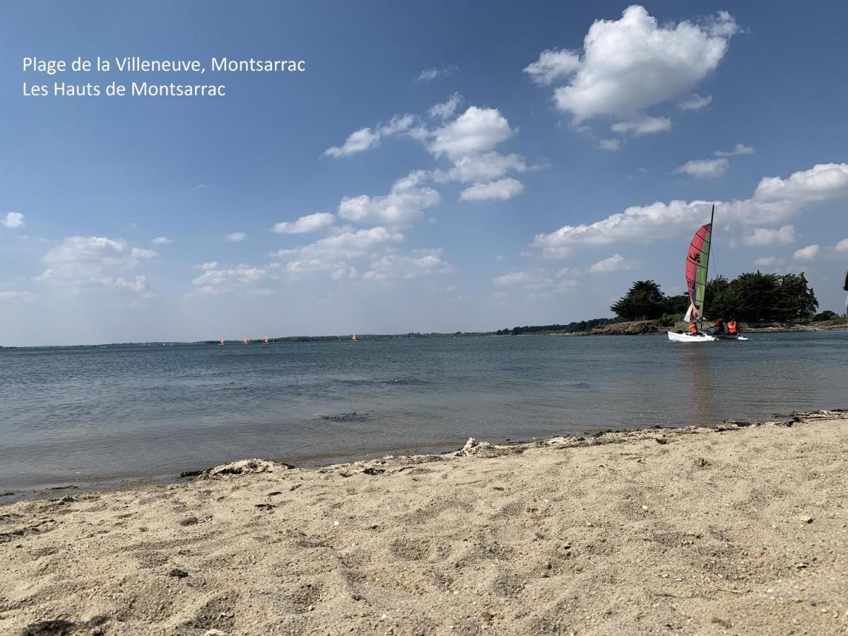 Maison Golfe Du Morbihan - Vue Mer - Plage A 600M - 6 Chambres Séné Exteriér fotografie